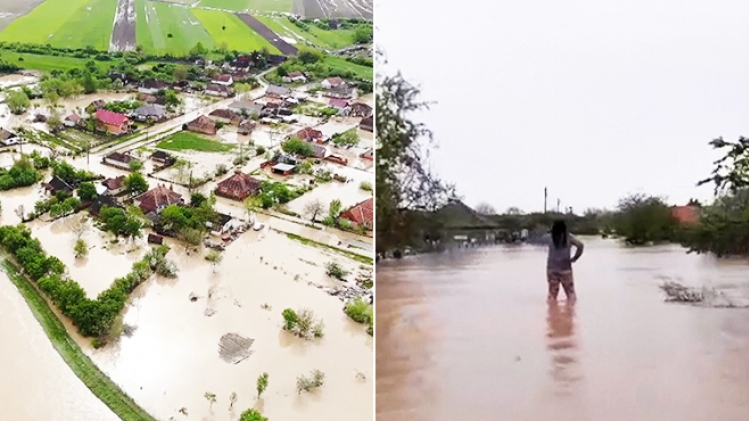 inondations en roumanie