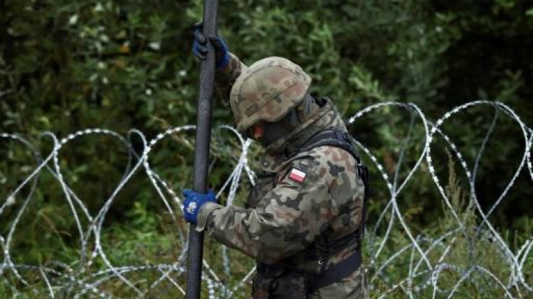 L'armée polonaise érige une clôture en barbelés contre les migrants