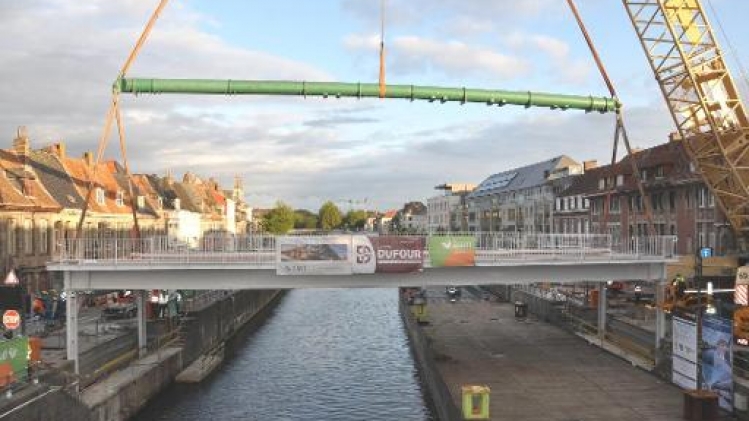 Le pont Notre-Dame s'est affaissé lors d'un essai à Tournai