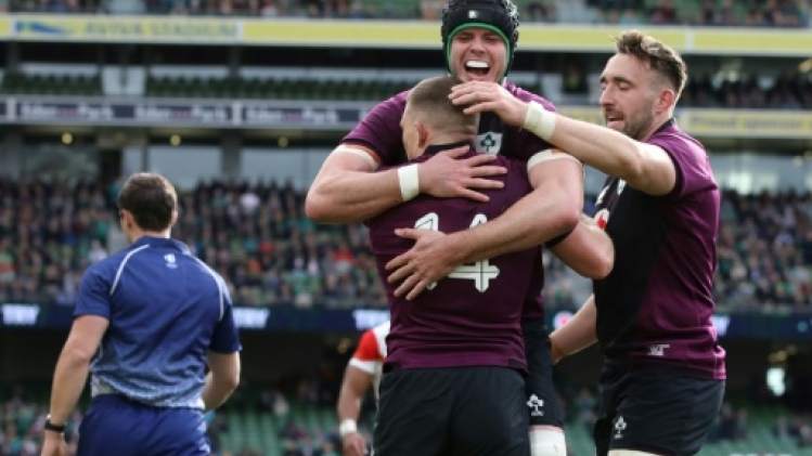 Rugby: l'Irlande surclasse le Japon