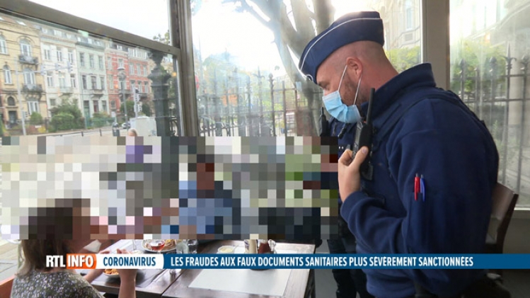 Faux documents covid: les contrevenants seront directement cités devant le tribunal correctionnel