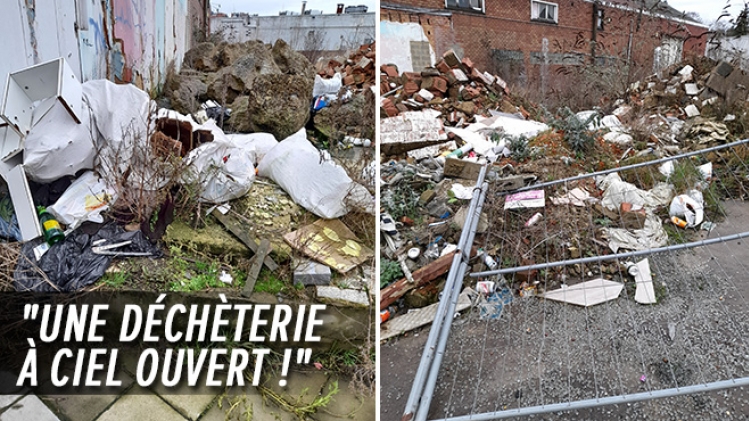 C’est catastrophique, Martine est scandalisée par le nombre de déchets accumulés sur un terrain privé à Couillet: comment la ville peut-elle agir?