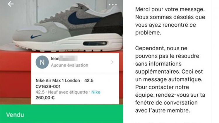 Numero nike 2025 service client