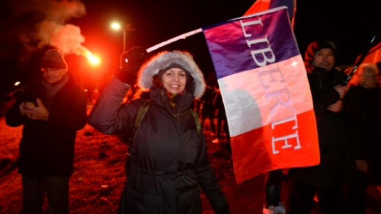 En France, les convois anti-pass manifestent mais sans bloquer Paris