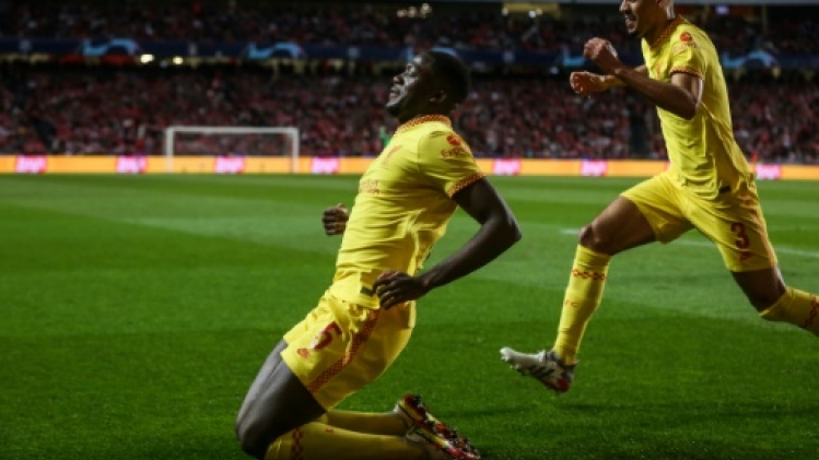 C1: Liverpool s'impose (3-1) face à Benfica à Lisbonne en quart aller
