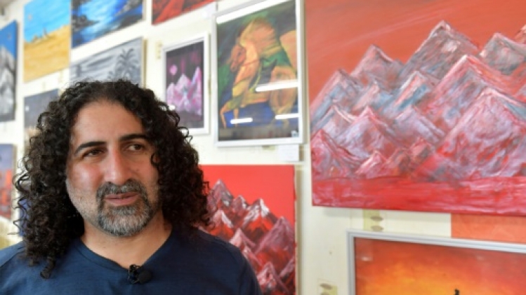 Des montagnes rouges au désert paisible: Omar Ben Laden expose en Normandie