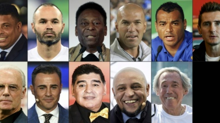 Mondial-2022: de Pelé à Zidane, le onze de légende