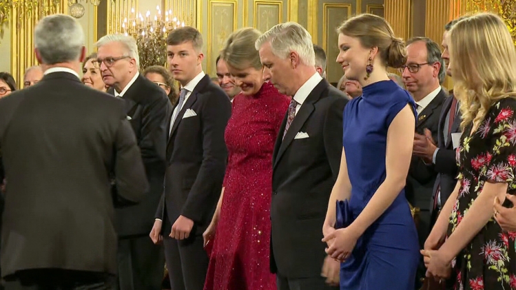 Le Roi et la Reine offrent un Concert de Noël au palais royal à Bruxelles