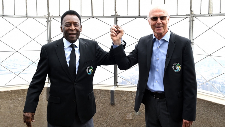 Pelé et Beckenbauer