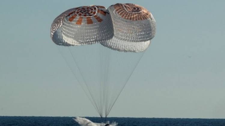 La capsule Dragon de retour sur Terre