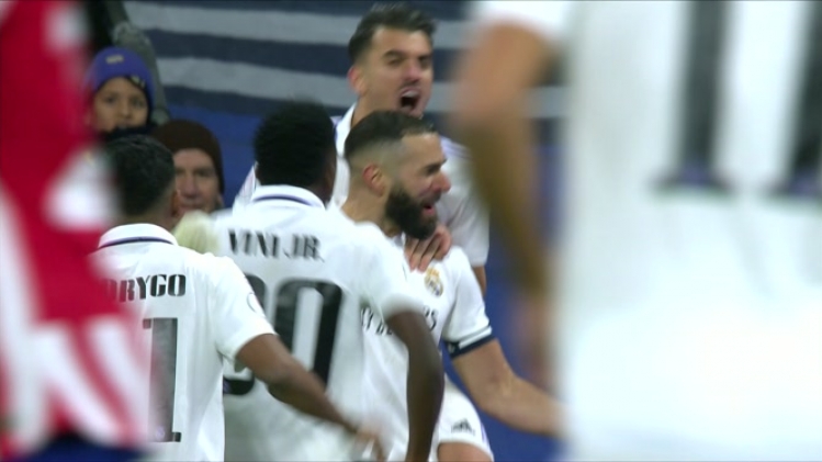 Real Madrid-Atletico Madrid: Karim Benzema donne l