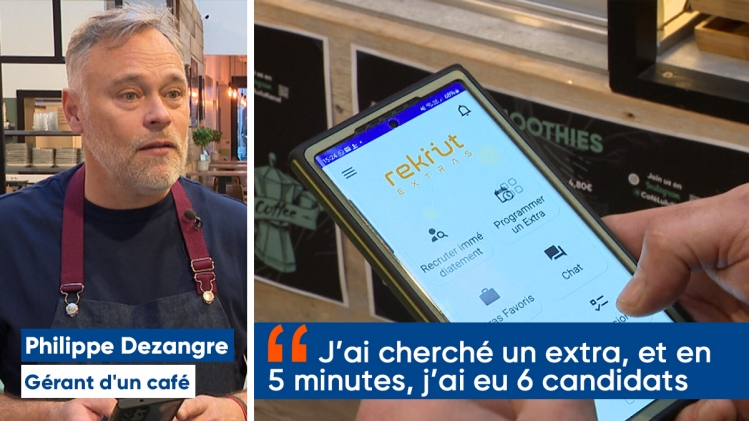 Rekrut extras: une application qui met en lien travailleurs et restaurateurs