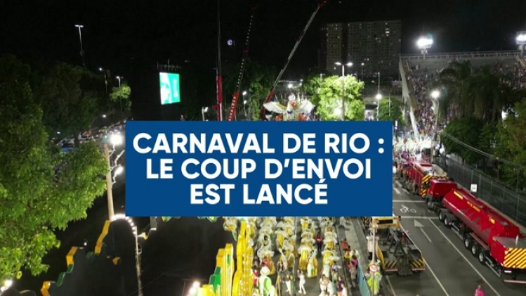 Le coup d'envoi du carnaval de Rio a été lancé
