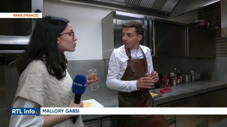 En direct de Paris, Marwa Sebbahi explique qu'elle a eu le privilège de suivre le jeune chef étoilé belge durant une journée.