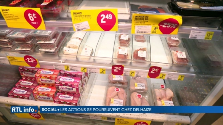 Un piquet de grève a empêché toute sortie des produits frais du dépôt de Delhaize situé à Zellik, hier soir et durant une partie de la nuit. Le but des grévistes étaient d'empêcher l'approvisionnement des magasins.