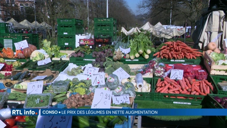 Le prix des légumes a grimpé en moyenne de 31% en un an !