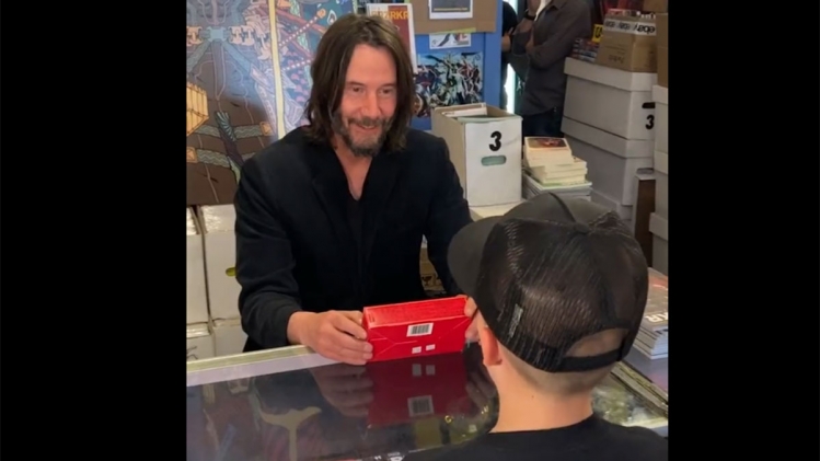 Keanu Reeves et le fan 