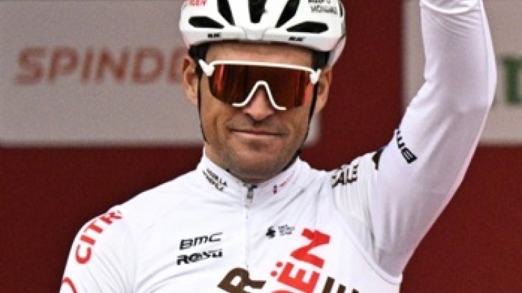 Greg Van Avermaet et Arnaud De Lie au départ de Dunkerque, mardi