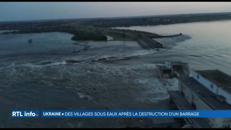 Un barrage hydroélectrique détruit dans l