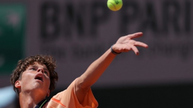 Un abandon très dur à accepter pour le junior Alexander Blockx, blessé à la cuisse