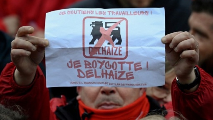 Une nouvelle action au magazin Delhaize de Waterloo samedi matin