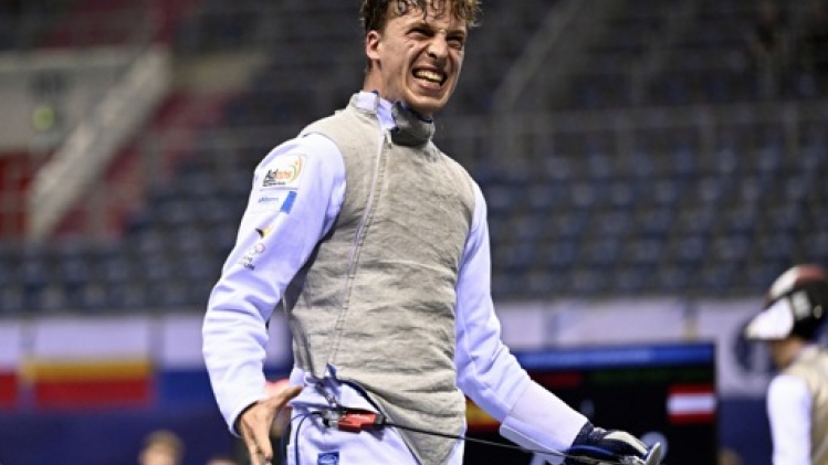 Stef Van Campenhout, battu au premier tour du tableau final au fleuret, finit 42e au Caire