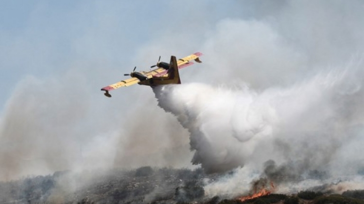 Incendies en Grèce: huit villages évacués dans le nord-est