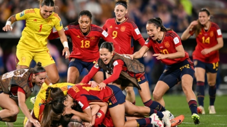 Mondial féminin: l'Espagne sur le toit du monde, en battant l'Angleterre
