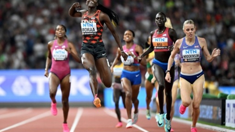 Premier titre pour la Kényane Moraa sur 800 m