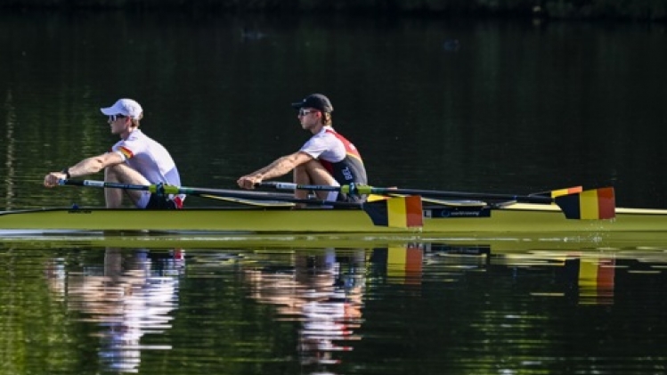 Le duo Van Zandweghe-Vyvey en finale A, Colpaert au pied du podium en skiff poids légers