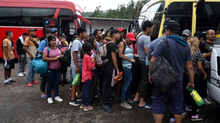 Honduras: nombre record de migrants en direction des Etats-Unis