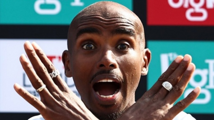 Les dernières foulées de Mo Farah à la Great North Run à Newcastle