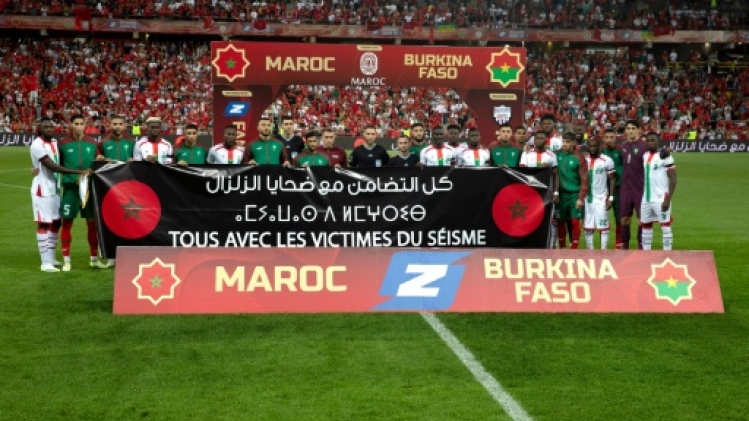 Au stade Bollaert de Lens, marée rouge et verte de solidarité avec le Maroc