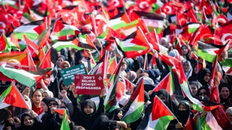 Turquie: des milliers de manifestants pro-palestiniens à Istanbul