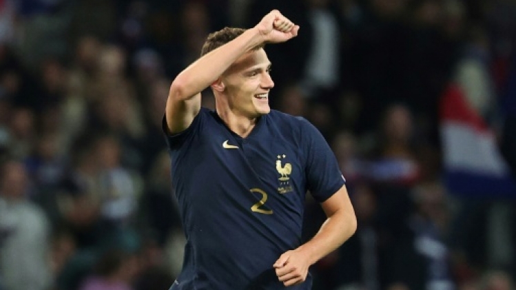 Bleus: premier poteau Pavard !