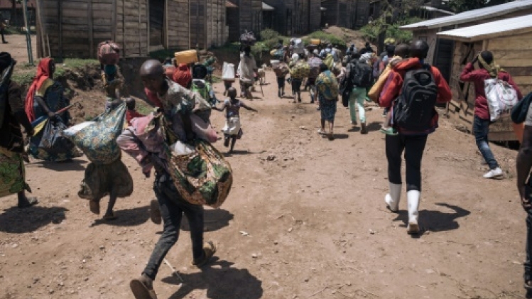 Dans l'est de la RDC, fuir sous les bombes du M23
