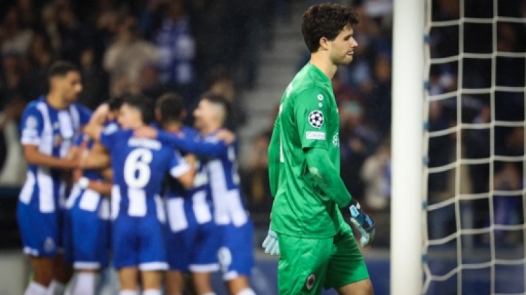 L'Antwerp, vaincu à Porto , est éliminé de la Ligue des Champions