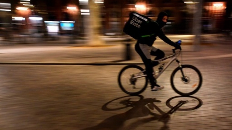 Grève nationale des livreurs Uber Eats en France début décembre