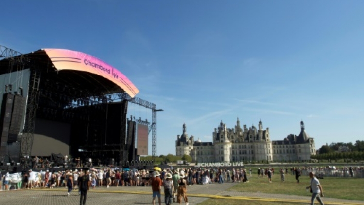 David Guetta en concert à Chambord en juin 2024