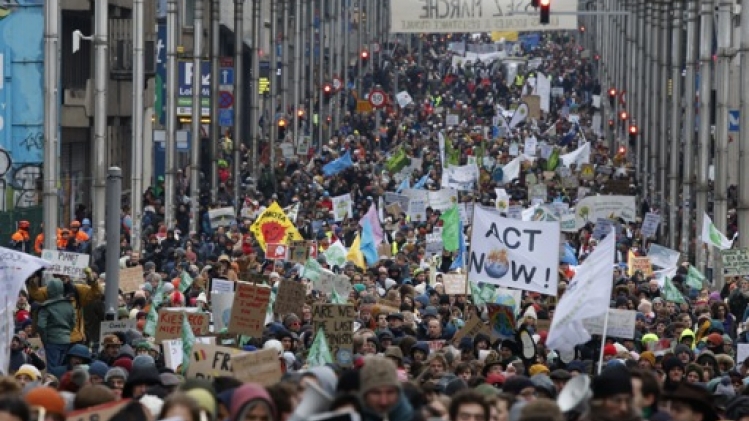 Près de 20.000 manifestants selon la police, 25.000 selon les organisateurs