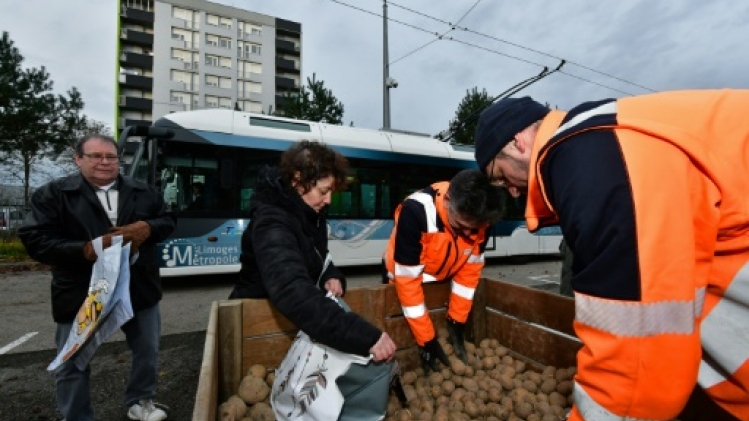 À Limoges, les fleurs remplacées par des légumes distribués aux habitants