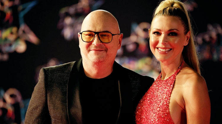 Cauet et sa compagne