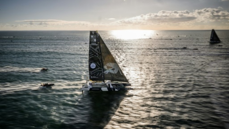 Ultim Challenge: cinq temps forts racontés au fil de l'eau à l'AFP par Caudrelier