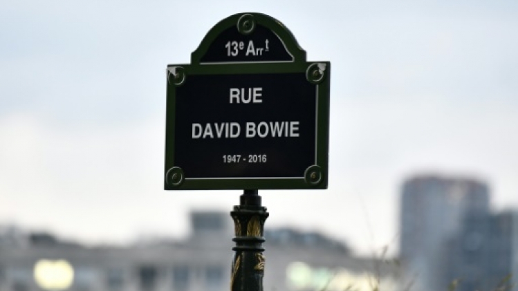 Une rue David Bowie inaugurée à Paris