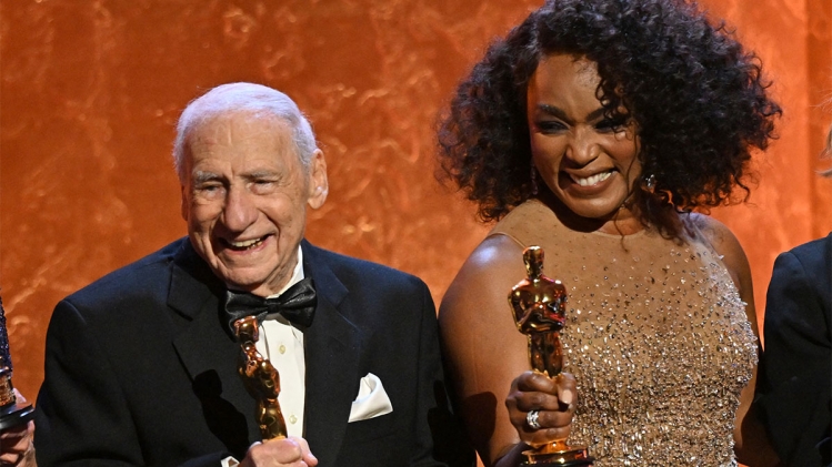 Angela Bassett et Mel Brooks