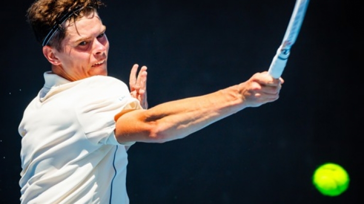 Alexander Blockx battu d'entrée