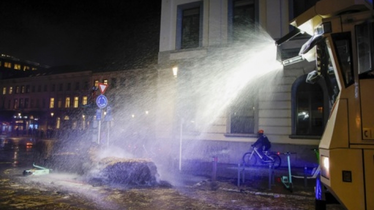 Les dégâts de la mobilisation des agriculteurs à Bruxelles restent relativement limités