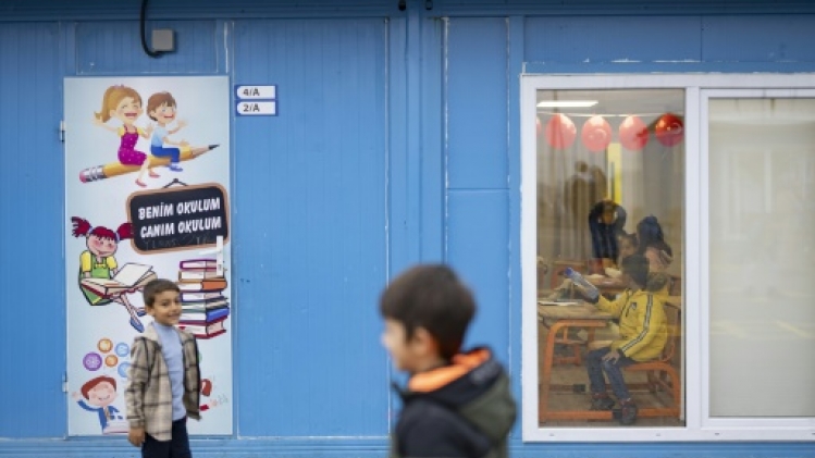 En Turquie, des écoles-conteneurs pour panser les plaies du séisme