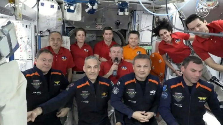 Retour sur Terre des astronautes européens après leur mission privée à bord de l'ISS