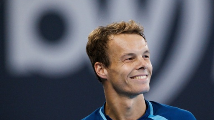 Après le simple, Michael Geerts passe au deuxième tour du double au super tie-break